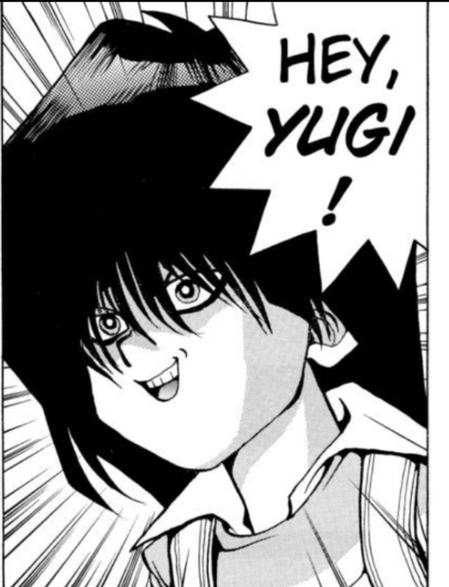 been reading the yugioh manga this morning love that the original concept for these kids was creepy gremlins that could use a haircut and a nap