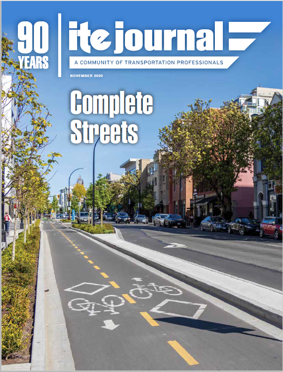 Now available! The November issue of #ITEJournal, focusing on #completestreets bit.ly/ITEJournal1120 <a href="/HollyGStowell/">Holly Gilbert Stowell</a> <a href="/ITEcsc/">ITE Complete Streets</a> <a href="/alexrixey/">Alex Rixey</a> <a href="/Randy4ITE/">Randy McCourt</a> <a href="/a2reyrod/">Alyssa Rodriguez</a> @BeverlyKuhn <a href="/TranspoShawn/">Shawn Leight</a> @belmore_bruce <a href="/s_abel/">Sarah Abel</a>