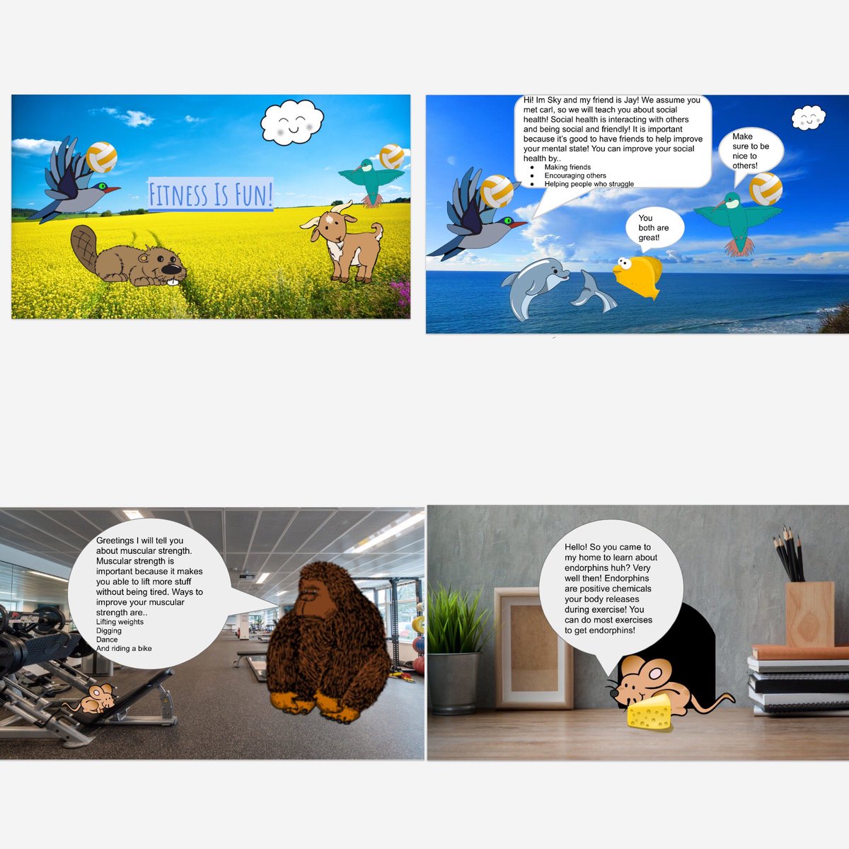 jendunay's tweet photo. The 6th grade health/PE classes created children’s fitness books based on what they’ve learned over the last few weeks. They could also choose a sport they were passionate about and connect it to the fitness components and vocabulary.They are so creative! @KirkutisMike @cverria1 https://t.co/da0fxEOkYy