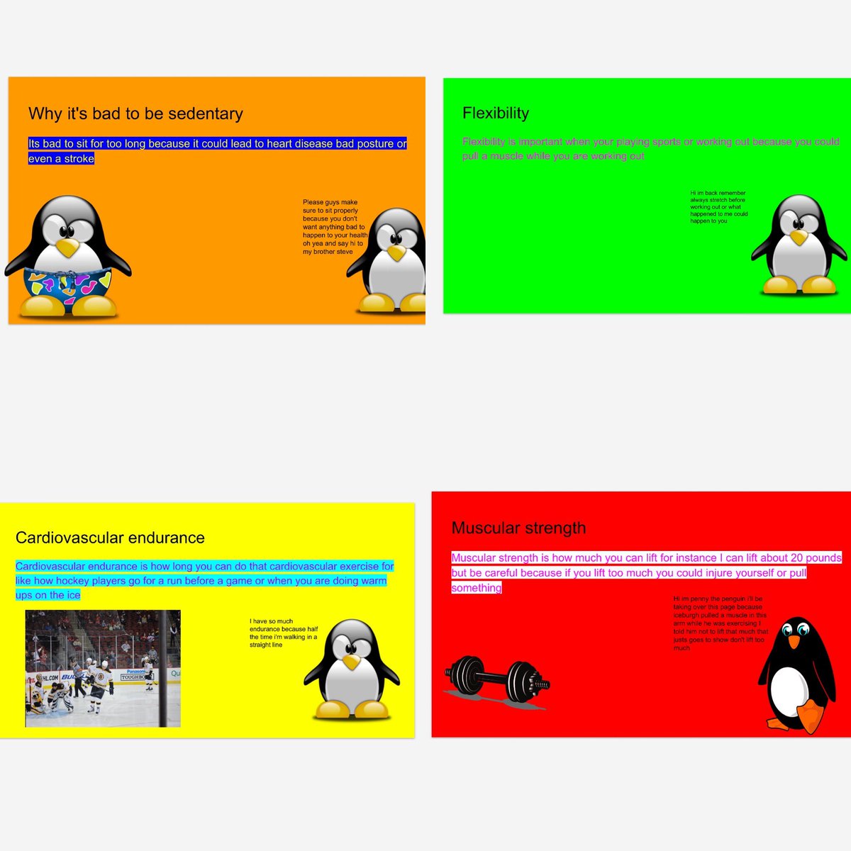 jendunay's tweet photo. The 6th grade health/PE classes created children’s fitness books based on what they’ve learned over the last few weeks. They could also choose a sport they were passionate about and connect it to the fitness components and vocabulary.They are so creative! @KirkutisMike @cverria1 https://t.co/da0fxEOkYy
