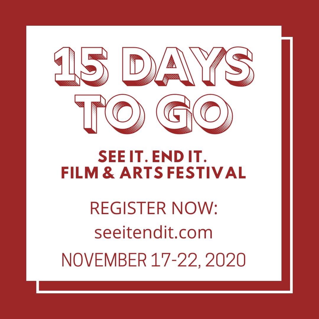 Register here ➡️ tinyurl.com/yy8vlftv or via our website seeitendit.com. 

Donations help us to continue this fight against Human Trafficking.  Ways to donate:
(1) Text to Donate – text 44321 and enter see2end
(2) Website -  seeitendit.com/donate.
