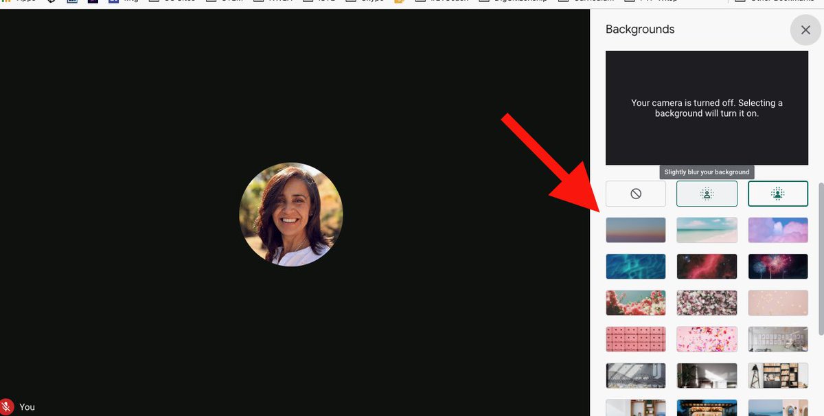 TitiAlvayay's tweet photo. Ya están disponibles para muchos los nuevos fondos para #meet ¿Los viste en la configuración?
Si aún no los tienes, atentas/os pues se liberan de forma gradual
•
#googlemeet #gsuite #gsuite4education #gsuiteedu #googleeducators #educadoresgoogle https://t.co/csLDVyOAA2