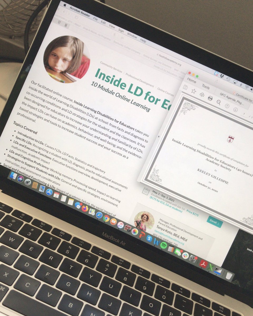 “If a child can do well they will, because children want to do well” -Dr Ross Greene 💛Teacher friends! Just completed the @FoothillsAC online course “Inside Learning Disabilities for Educators” and can’t recommend it enough if you’re looking for some professional development!