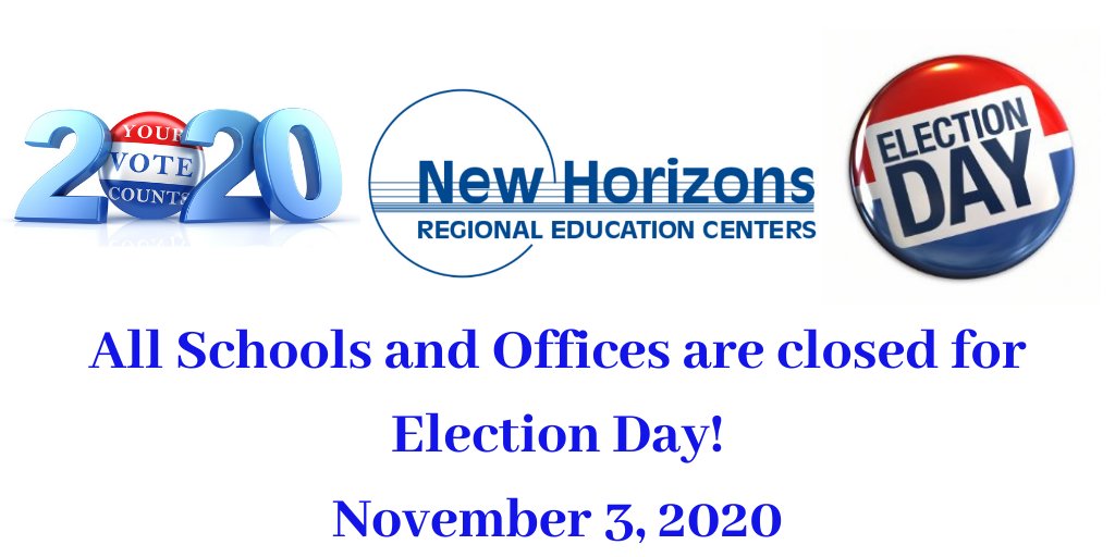 NHREC_VA's tweet photo. IMPORTANT REMINDER: No virtual learning for students on November 3, 2020. #ElectionDay #BoldlyVOTE #WeAreNewHorizons https://t.co/23oJ0sv8d0