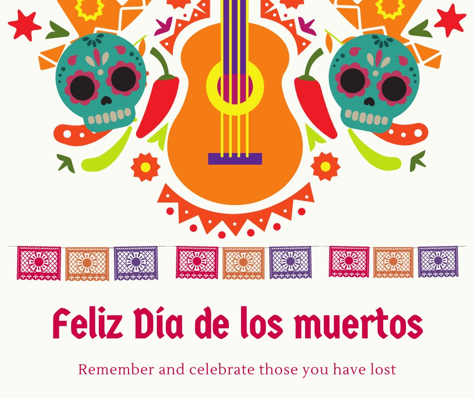 Remembering those you have lost doesn't have to be sad.  The Day of the Dead is a day to honor and to celebrate those you have lost.  #memoriesliveon #Felizdíademuertos