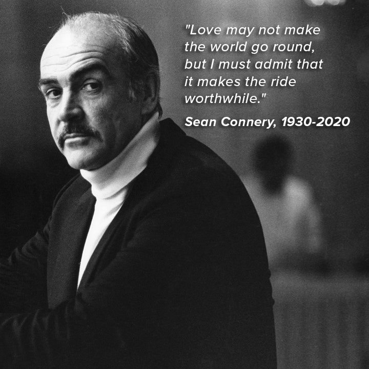 EntPartners's tweet photo. We lost an acting legend this past weekend. RIP Sean Connery. #jamesbond #theuntouchables #indianajones #therock #marnie #huntfortheredoctober https://t.co/1eMfsOOWjW