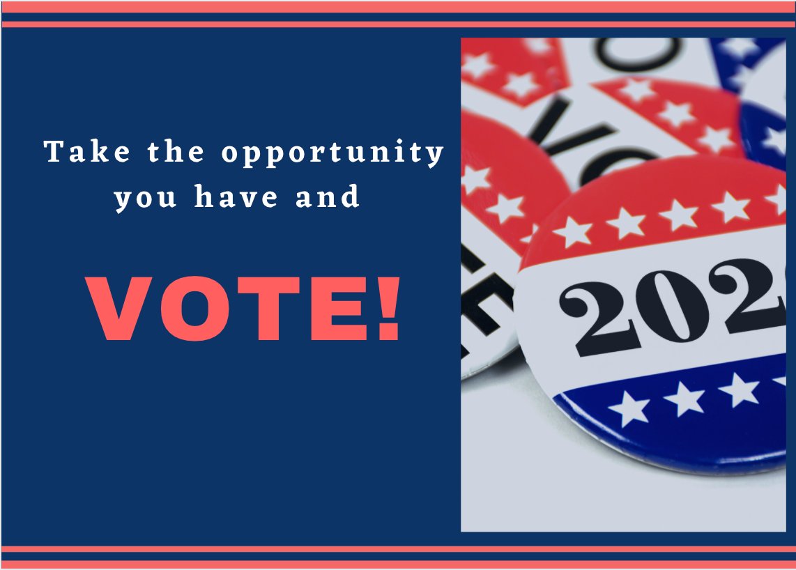 AllyG_nthc's tweet photo. Tomorrow is the last day to vote! Take your opportunity and go vote.
@DigitalZruiz @Bence_EDU #IfICouldVote #VoteByDesign #KQEDLearn @NewTechCoppell https://t.co/MUht8deNUG