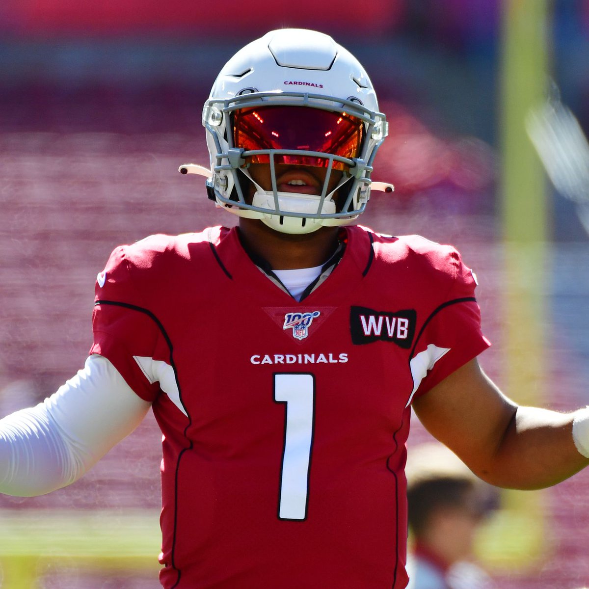 Pickswise's tweet photo. Which QB would you rather have for the next 10 years? 

🔹 Like for Kyler Murray
🔹 RT for Josh Allen https://t.co/rVNLgMMN0P