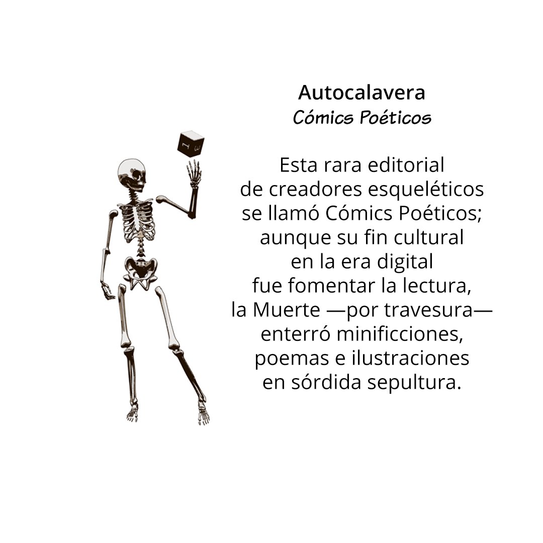 ComicsPoeticos's tweet photo. #2denoviembre #PoderososMuertos #diademuertos2020 #Calaveritas2020 #Calaveritas #DiaDeLosDifuntos https://t.co/txn0OPOmuW