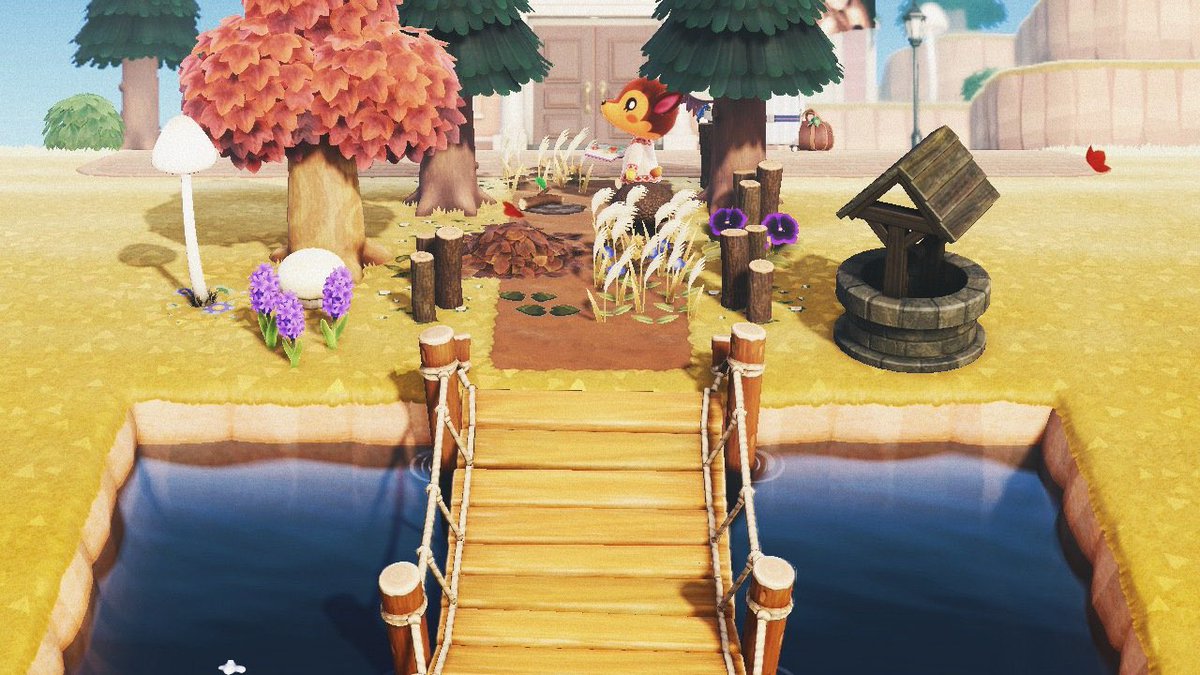softeimiko's tweet photo. my little entrance, featuring the best girl in the world studying the greenery🌲🍂

i work very slow, so this took me hours to do &amp; it’s STILL not done. not even close. but i think i really like it so far.. https://t.co/HBiplRbd1R