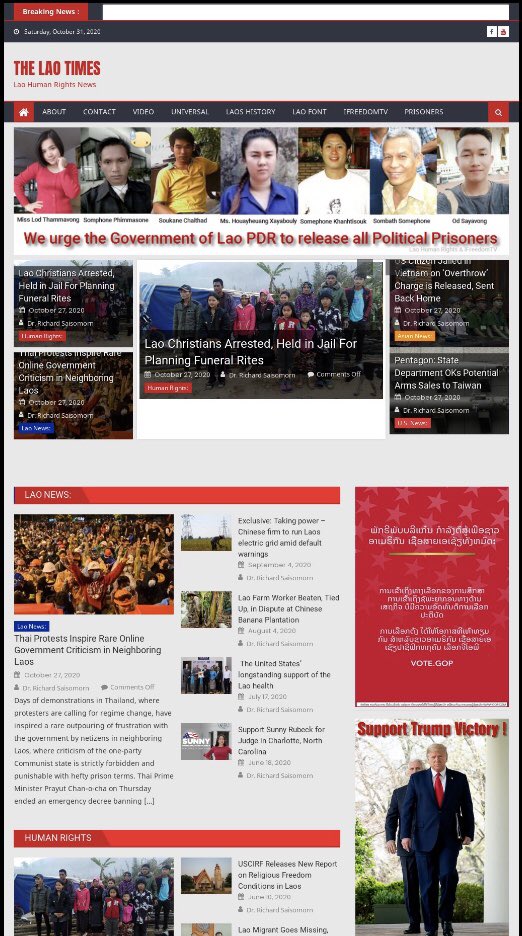 MarinaTse2's tweet photo. We will win! @GOP ad in The Lao Times. 
 
Republicans are fighting for all Asian Americans:

#GOTV #Election2020  
 #Access to Choice in Education
 #Access to Economic Resources
#Zero Tolerance for Discrimination https://t.co/vVcHo0A5Nc