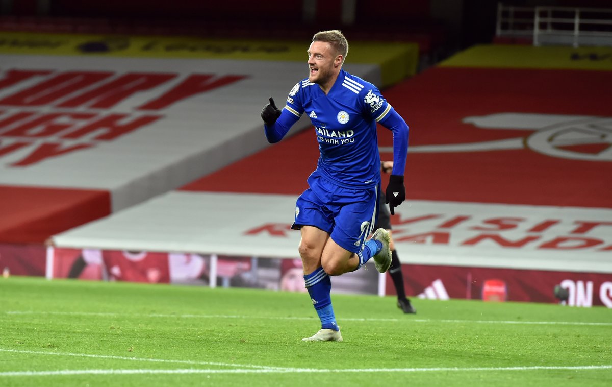 brfootball's tweet image. Jamie Vardy’s 110th Premier League goal 😤

Takes him past Ryan Giggs on the all-time list.