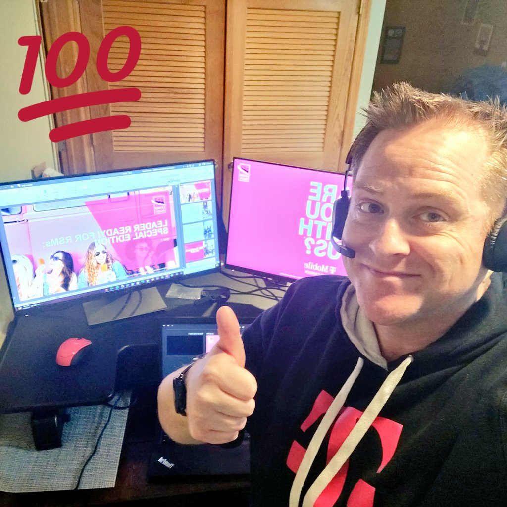Dropping leadership knowledge with some amazing Northeast rockstar!   Leader Ready! Special Edition Day 1 #areyouwithus #NErocks #customerobsessed <a href="/TMobile/">T-Mobile</a>