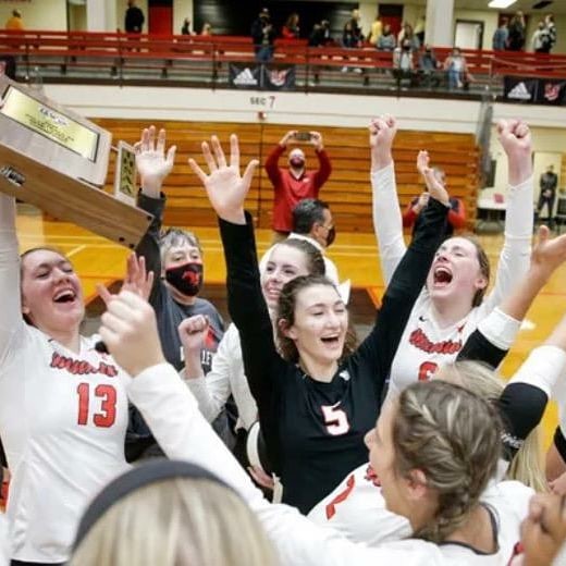 Munster_Sports's tweet photo. Our Volleyball Team is going to STATE!!! This Sat 11/7 they vs Yorktown for the 4A State Title!! @ Worthen Arena 2000 W University Ave. Muncie. Tickets online $12
Follow the link below for tickets:
https://t.co/G7FRSvl6li 
#statebound #mustangstrong 
#mustangpride #rollstangs https://t.co/o5mecZoaGD
