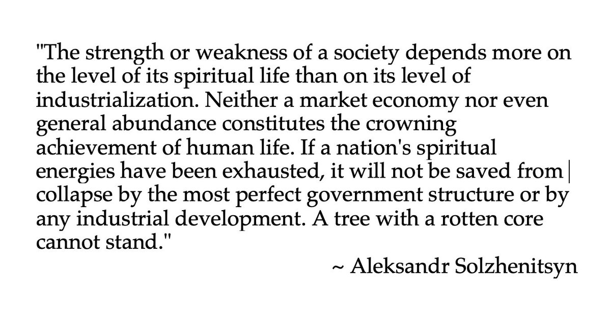 And this, from the great Aleksandr Solzhenitsyn. I shared this, along with the Brodsky quotation above, on  #DarkHorseLive27, in the end of June 2020. 8/