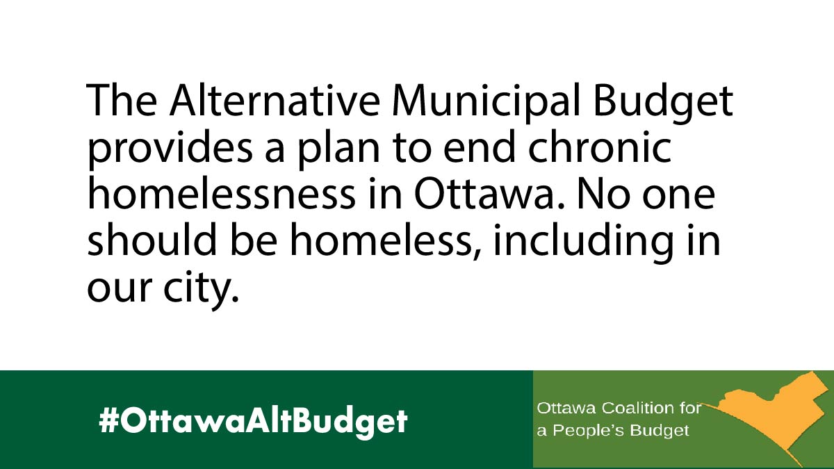 The  #OttawaAltBudget shows how our City could cut the police budget, divest from fossil fuel infrastructure, and end chronic homelessness.  @ott_alt_budget  @ATEH_OTT  #OttPoli