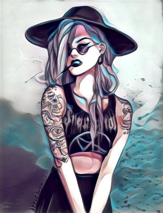 RavenCirque's tweet photo. The slender woman held a paintbrush between her teeth as she stood back from the easel. ❝Almost perfect...❞ She took another step back before feeling a foot under her heel and the body of someone against her back. Raven spun around with red cheeks. ❝S-Sorry!❞ #OpenRP #OpenDM https://t.co/og0T1QfDKc