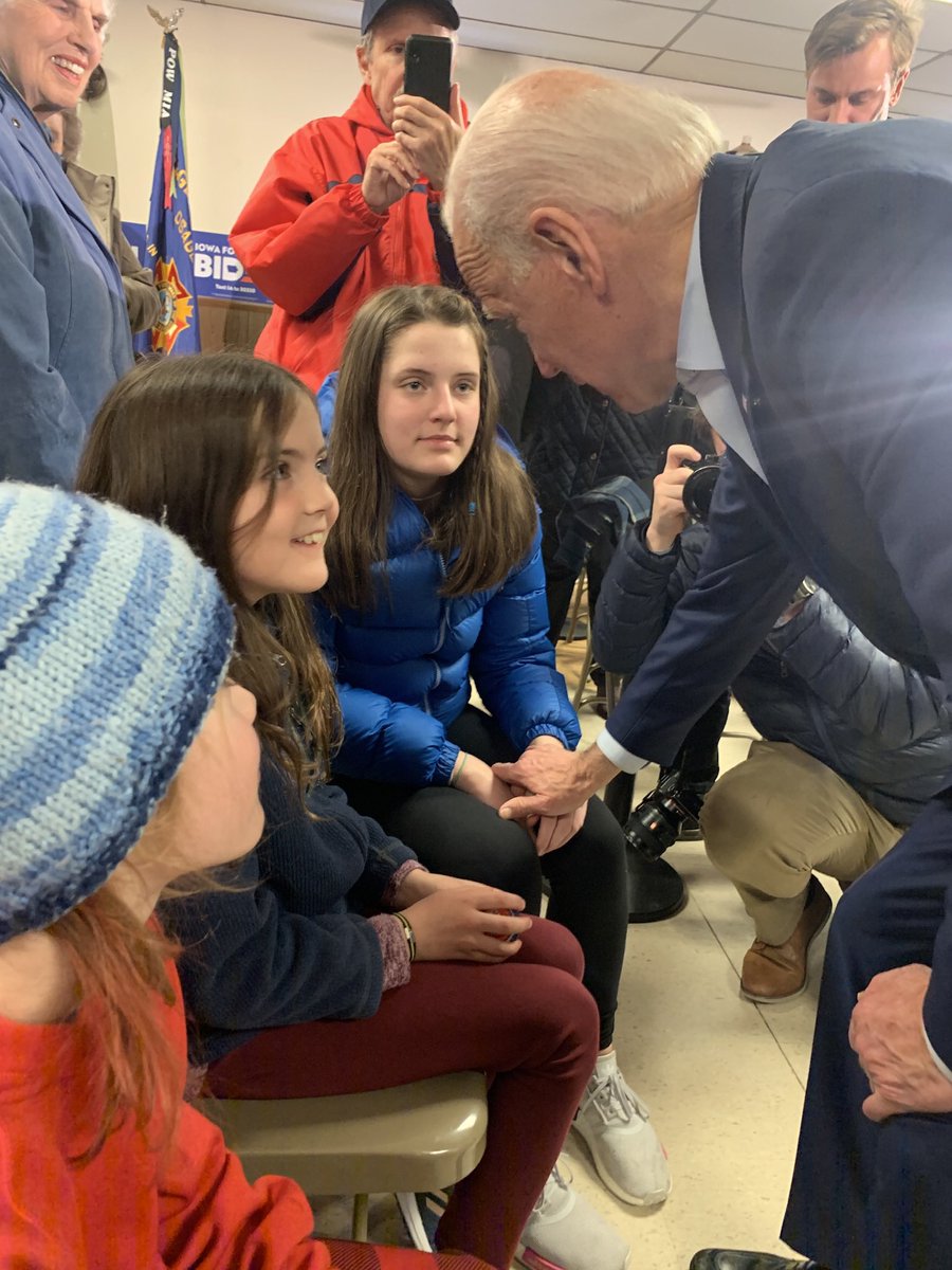aginmn's tweet photo. Daughter Hope met @JoeBiden in Jan &amp; gave him button from her Halloween costume. VP told her that when he wants to visit her in White House she better not say “Joe, who?” Here’s to keeping hope alive tomorrow. #BidenHarris2020 @JoeMamas2020 https://t.co/F7gDAPfFHG