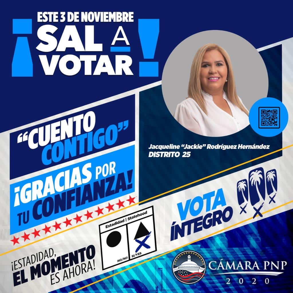 jackierodrz25's tweet photo. Sal a Votar! https://t.co/HQAS5YPSdk
