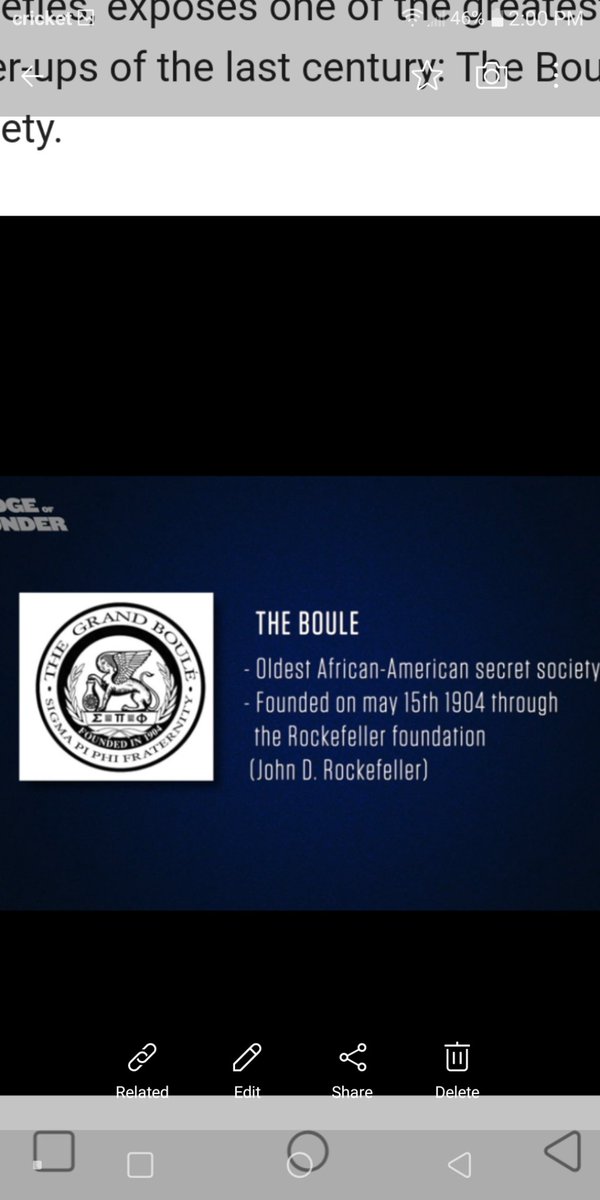 FairDela's tweet photo. @HigginsSanger @foolie02 .@KingJames sure needs to read this another self absorbed idiot
BOULE SOCIETY FOR BLACK PEOPLE THAT HAVE MADE IT TO THE TOP 
LARRY GAITERS  EDGE OF WONDER
#ThesePeopleAreSick 
#OBOMAGATE #oprah  
SPORTS INDUSTRIAL COMPLEX
MILITARY INDUSTRIAL COMPLEX 
OPERATION PAPERCLIP
#GodWins https://t.co/UByRyhpXDt