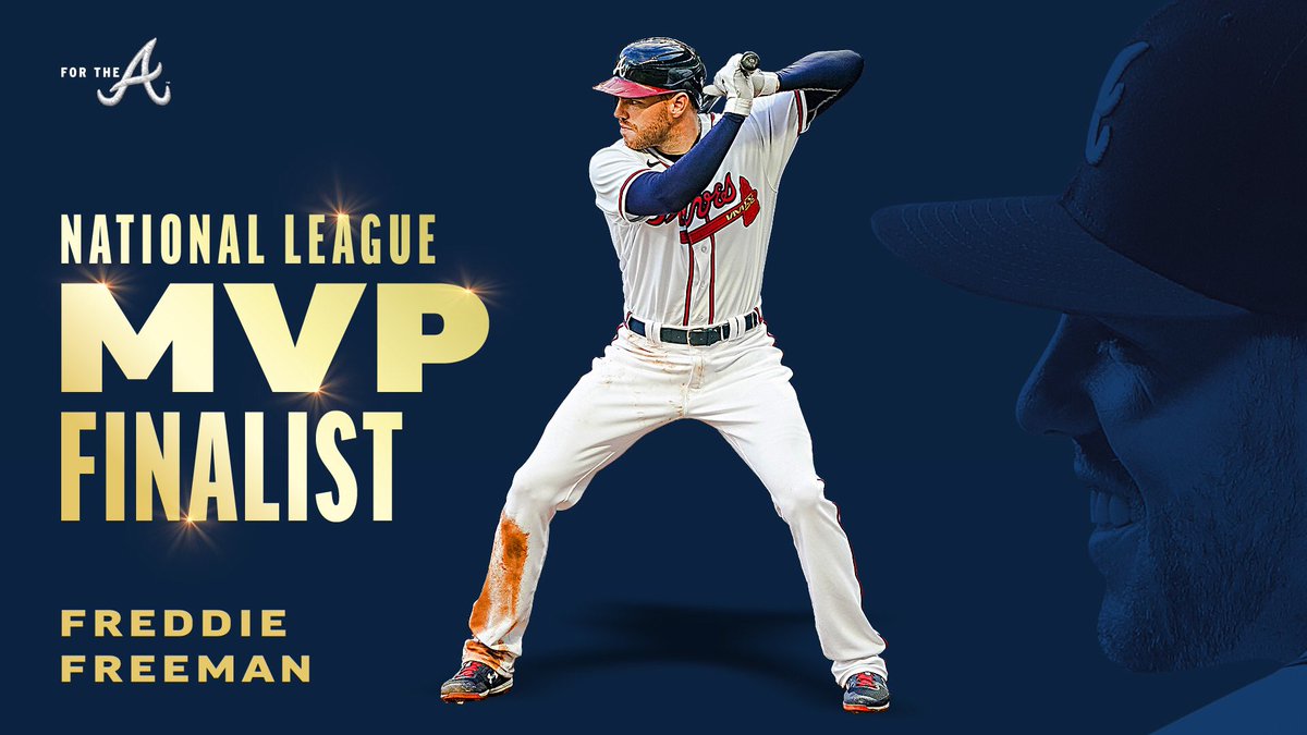 Congratulations to <a href="/FreddieFreeman5/">Freddie Freeman</a> for being named a 2020 National League MVP finalist! #MVFree