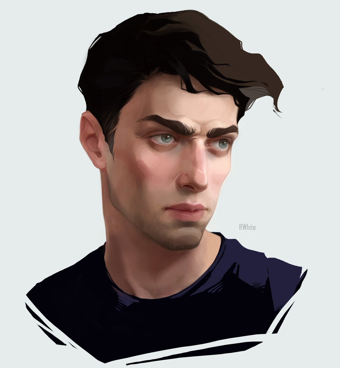_whiteRu's tweet photo. 7 задание по марафону
#digitalart #portrait #Illustration https://t.co/FxUOppA251