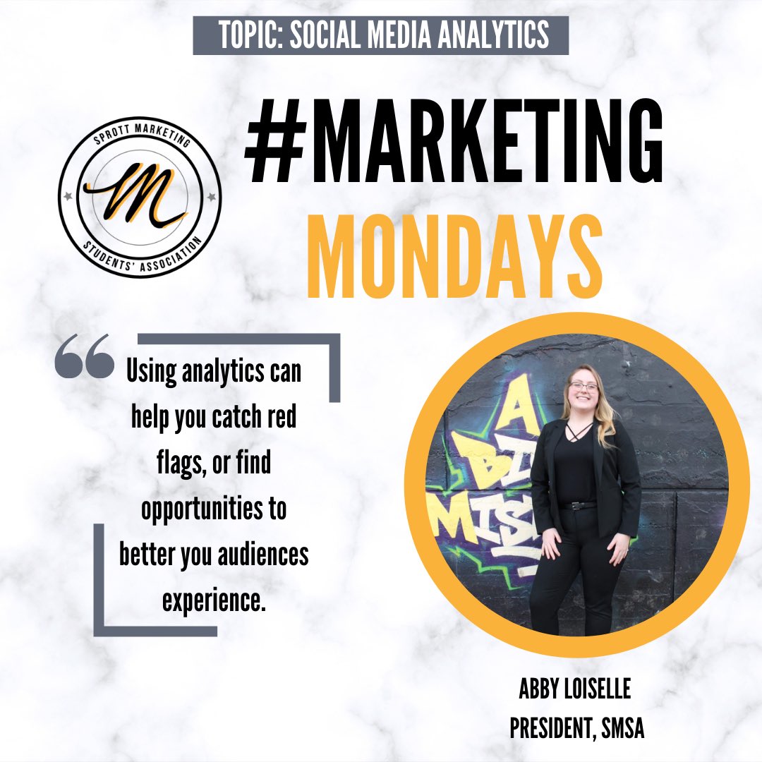 sprottsmsa's tweet photo. Our first Marketing Monday post comes from our President, Abby Loiselle! Here she talks about social media analytics and how it can be used to boost your companies performance on social media! Stay tuned every Monday for helpful tips and insights for any business! https://t.co/ObrmVpuGtt