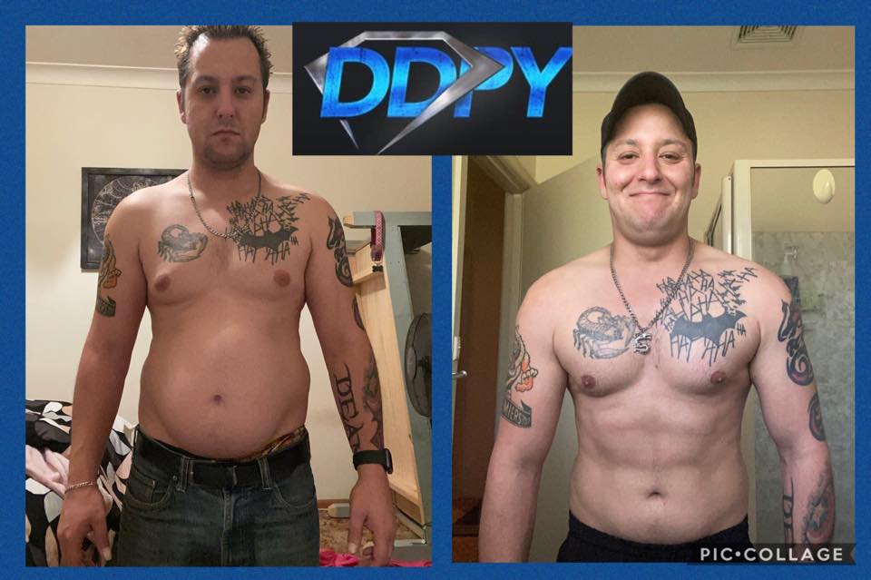 DDPYoga's tweet photo. "Week 1 to Week 32 results! Don’t let people say DDPY doesn't get you fit! Take the pics, compare them monthly. Most importantly of course DOTHEWORK and get on the mat! Thanks @RealDDP  🔷🔷💪💪" Daniel #ddpyworks #DoTheWork 

Amazing job, Daniel!  Keep up the great work! 💎 💥 https://t.co/JITtwej1hk
