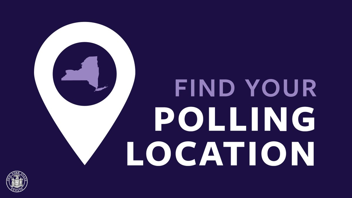 NYSenDems's tweet photo. 🗳️Go vote - Find your polling location here https://t.co/5bkj2hsfhE https://t.co/ykJDDndVIB