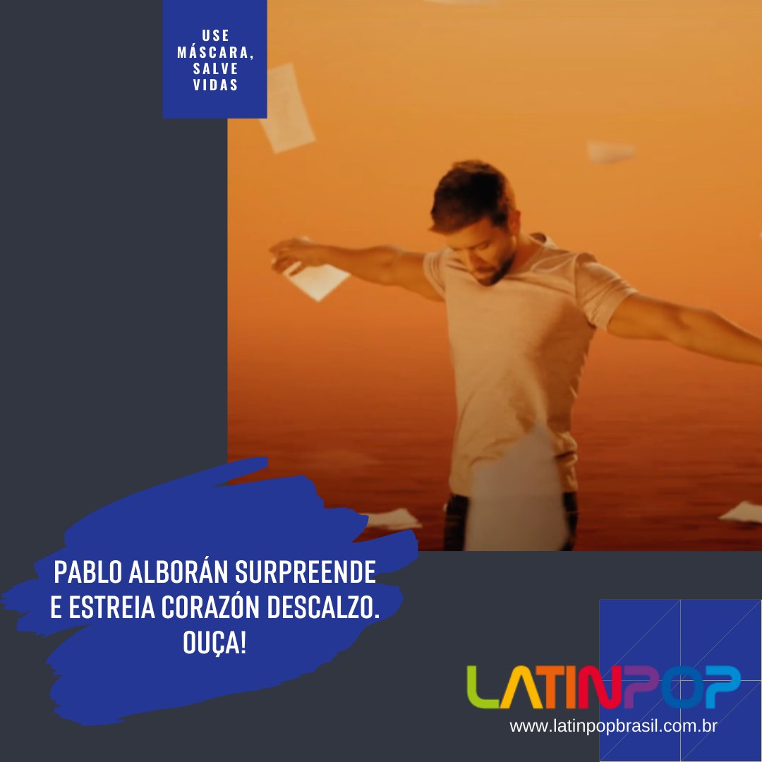 latinpopbr's tweet photo. #CorazonDescalzo era tudo o que a gente queria, @pabloalboran! QUE HINO! https://t.co/8RazOfdfb1 https://t.co/9EAKudsr2y