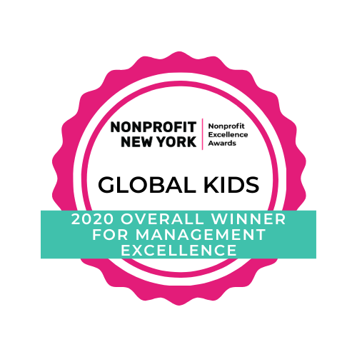 NonprofitNY's tweet photo. ...@globalkids! Congrats on being named the 2020 Nonprofit Excellence Awards Winner for Overall Management Excellence! 👏🏾 

Read our press release👇🏾
https://t.co/pvvYhKtrxQ https://t.co/ovIc7Bcdhn