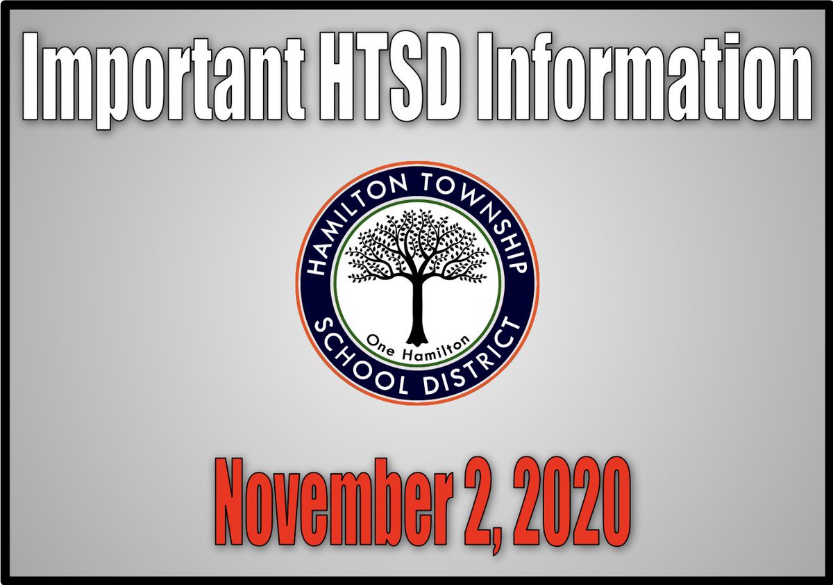 WeAreHTSD (@wearehtsd) on Twitter photo IMPORTANT HTSD UPDATE - Please RETWEET
Mon., November 2, 2020
<a href="/ScottRRocco/">Scott Rocco, Ed.D.</a> Community Update
Link to Letter: tinyurl.com/y3vdr4bf
<a href="/HTSDSecondary/">Jim Altobello Ed.D.</a> <a href="/oboylejf/">Jim O'Boyle</a> <a href="/HTSDCurriculum/">Hamilton Twp. C&I</a>
<a href="/HamiltonTwpNJ/">Hamilton Township NJ</a> <a href="/LauraGeltch/">Laura Geltch</a>
#HTSD #HTSDPride IMPORTANT HTSD UPDATE - Please RETWEET
Mon., November 2, 2020
<a href="/ScottRRocco/">Scott Rocco, Ed.D.</a> Community Update
Link to Letter: tinyurl.com/y3vdr4bf
<a href="/HTSDSecondary/">Jim Altobello Ed.D.</a> <a href="/oboylejf/">Jim O'Boyle</a> <a href="/HTSDCurriculum/">Hamilton Twp. C&I</a>
<a href="/HamiltonTwpNJ/">Hamilton Township NJ</a> <a href="/LauraGeltch/">Laura Geltch</a>
#HTSD #HTSDPride