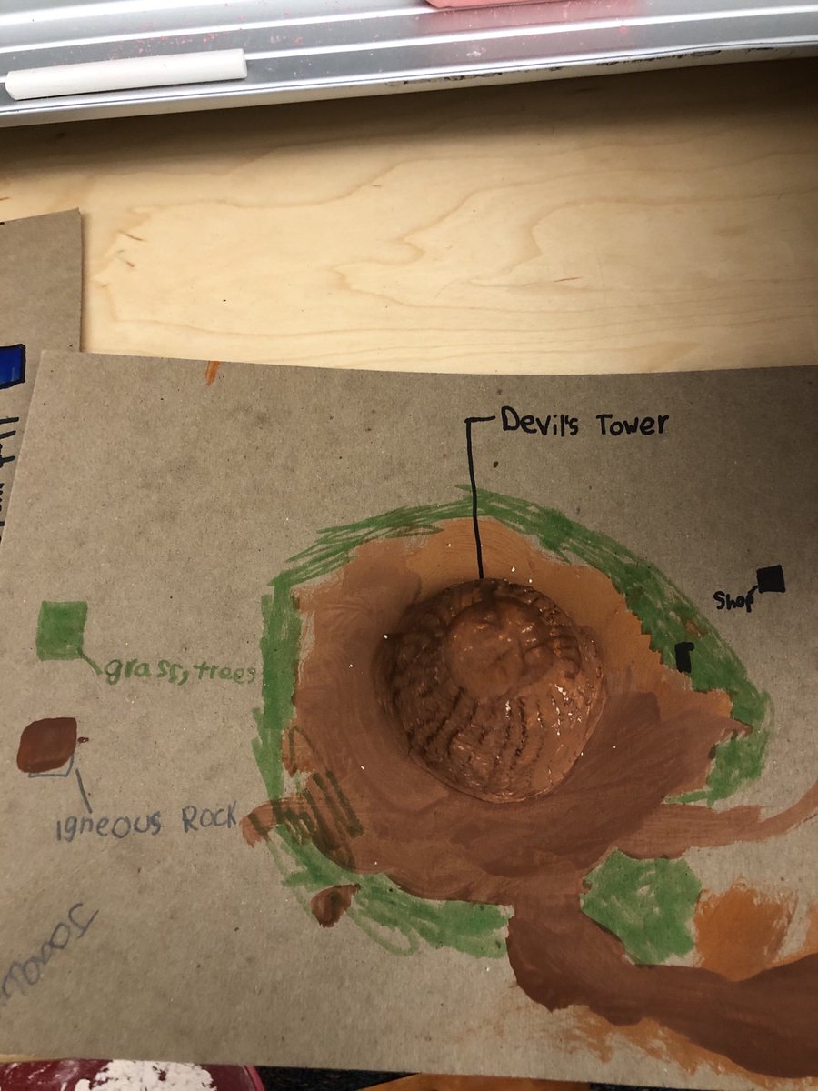 STEMFrisco's tweet photo. 5th Grade sculpts these beautiful Landform Models. https://t.co/yPrUMhQs3b