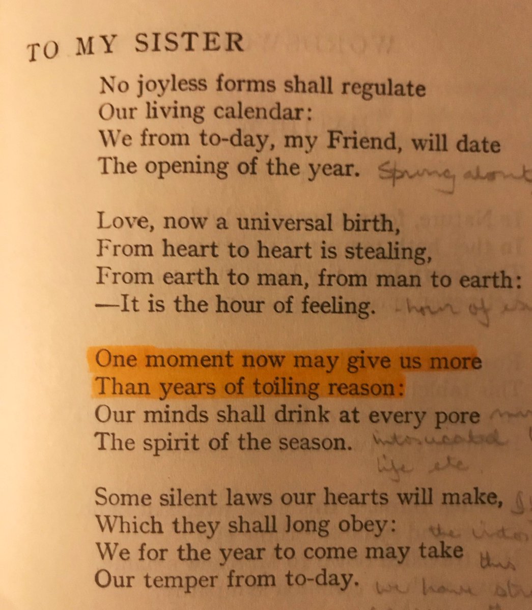 becksnbooks's tweet photo. “one moment now may give us more // than years of toiling reason”
- to my sister, william wordsworth https://t.co/kwMFhsKBbT