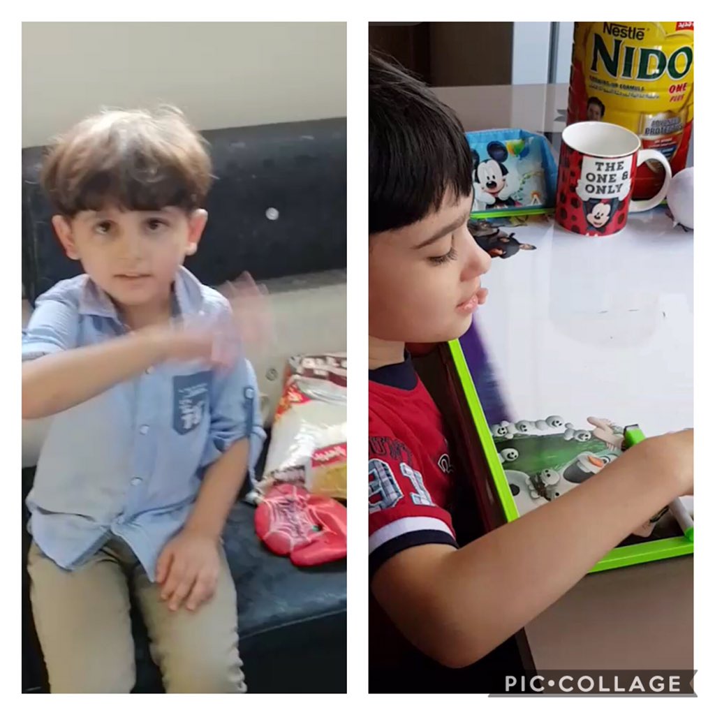 HneinehLorin's tweet photo. Its letters time,KG 3 C learners are drawing and presenting items of letter M m with a lot of excitement ❤️👍🏻💪🏼😍 @DawhaHighSchool @FThaalby https://t.co/wPZOyzO3ZH