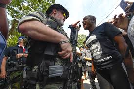 Could something like this happen in the US? I mean *could* is very much different than *likely to*, but it's not impossible to imagine. Armed groups have plotted to assassinate governors, multiple RW militia groups have attacked Law enforcement and protesters hoping to spark war