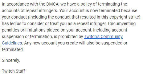 DisIsBuck's tweet photo. did i just get permabanned @TwitchSupport ? https://t.co/bFzZERulua