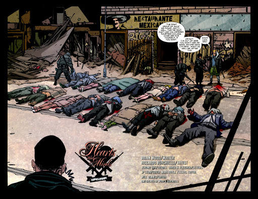 I'm not going to spoil the end of the comic, which I highly recommend you read, but it points out a very interesting truth to me:Civil War in the US isn't impossible to imagine. There would be no "good guys" and it likely wouldn't be resolvable thru a military solution