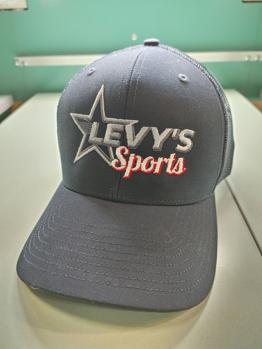 LevysSports's tweet photo. Back at it...  #RichardsonCaps #embroidery #logos #digitizing #teamclothing #workwear #corporateclothing #ballcaps #teamcaps #ballcaps https://t.co/7GpYEZYubh