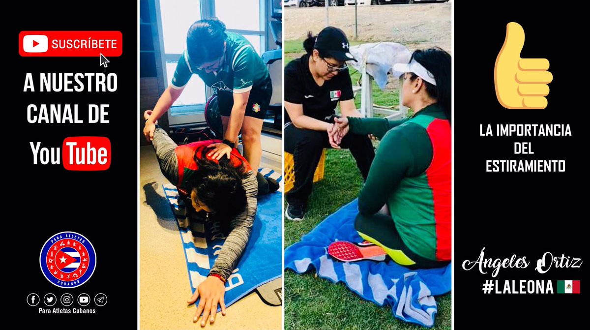 ❤️🔁 No estas estirando para hacer ejercicios, estas cometiendo un grabe error 😖 

TIP'S 👉 "LA IMPORTANCIA DEL ESTIRAMIENTO" 

<a href="/angelesmundial/">ANGELES ORTIZ</a> #LaLeona 🦁 
7:00 pm 🇨🇺 6:00 pm 🇲🇽 

@Alejandrorc450 @javiarguelles10 @dnoy_journalist <a href="/GretelTv/">Gretel Yanet</a> @eduardogrenier <a href="/ParaAthletics/">Para Athletics</a>
