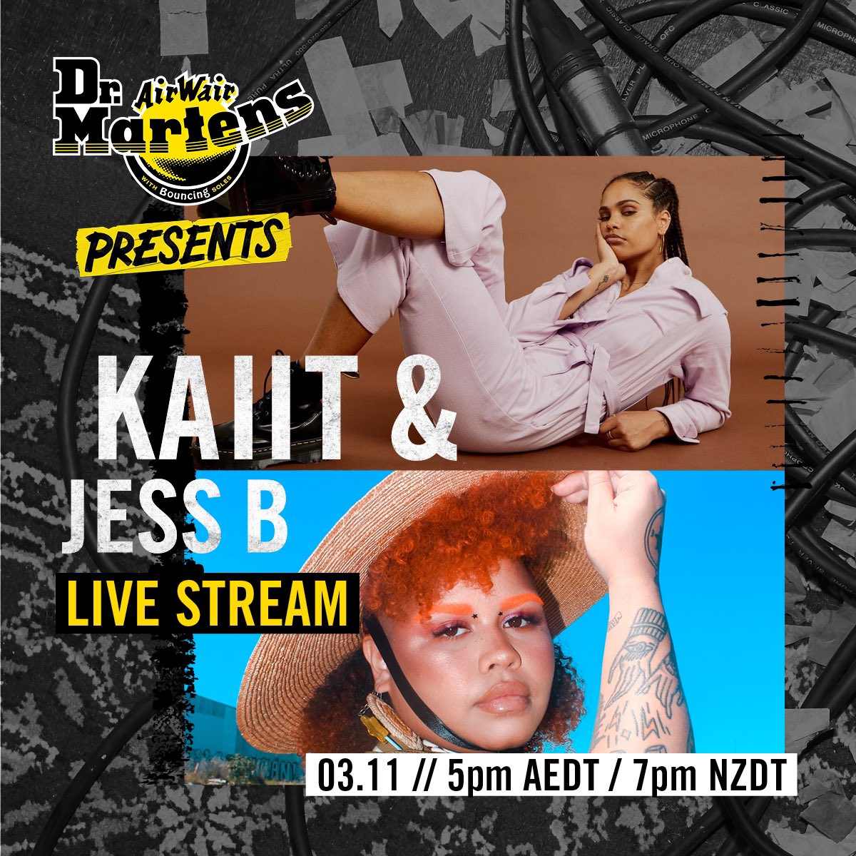 Today’s the day!!
<a href="/ogjessb/">jessb 👼🏾</a> n I are helping @drmartensausnz celebrate they 60th birfday!!
We gon be hanging out, answering y’all questions n giving away some pretty  Docs👀
We will 🐝 on live today VIA @drmartensausnz from 5pm AEDT // 7pm NZDT 💚💚💚

#ad
