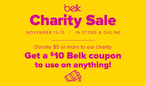 Support KY Kids on the Block at and look good doing it! You can purchase a ticket for $5 and use it to get $10 off your in store purchase from November 13-15. belk.donately.com/donate.html