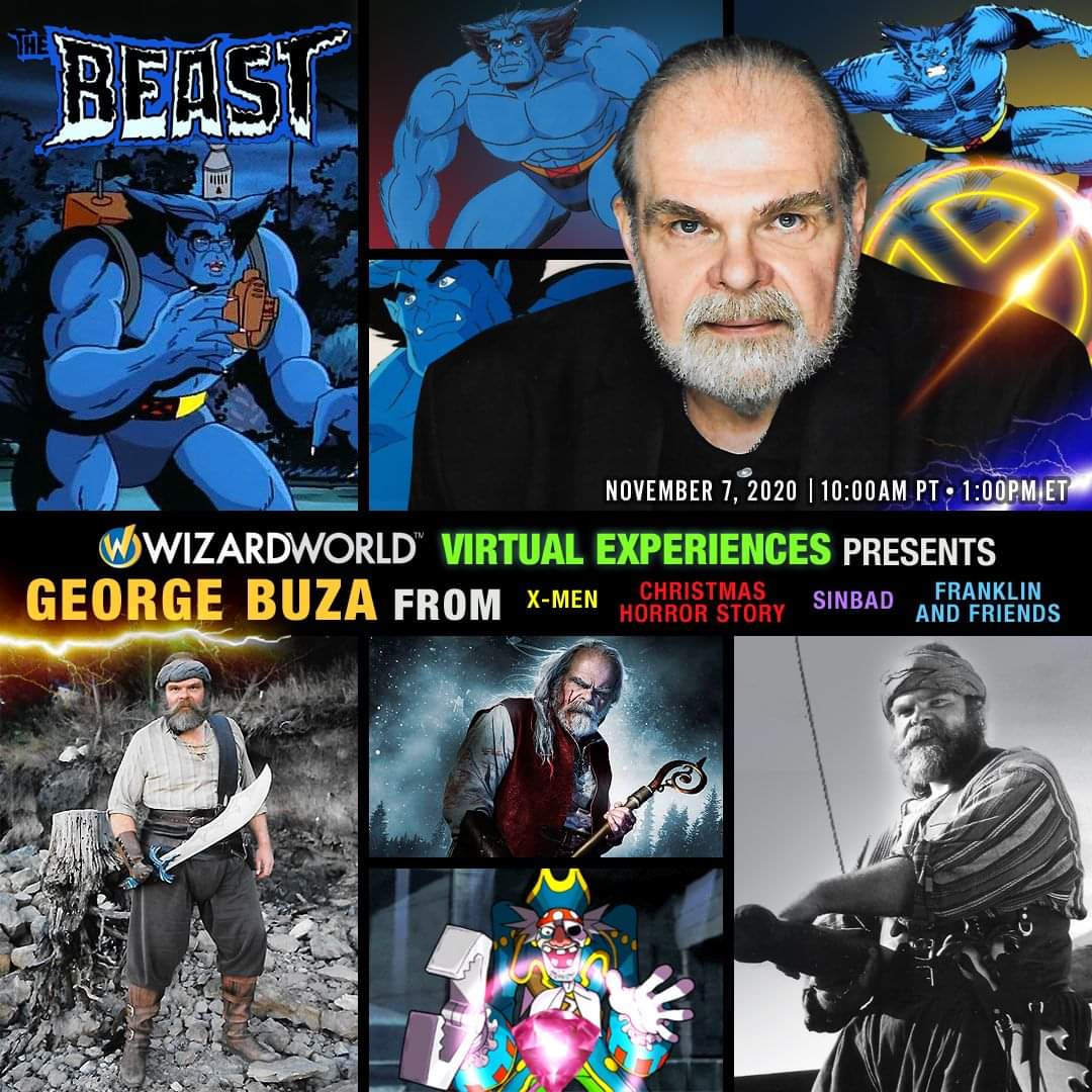 FANEXPOHQ's tweet photo. Join George Buza THIS SAT (Nov 7) 10am PT / 1pm ET & tune in to #XMENVirtualExperiences
Virtually attend sessions on comps & mobile.
Enjoy a FREE panel! Participate in personal live & recorded videos, get photo ops & autos w/ additional purchases.
🎟️https://t.co/2BOc0Wokyy https://t.co/oDB9bI170l