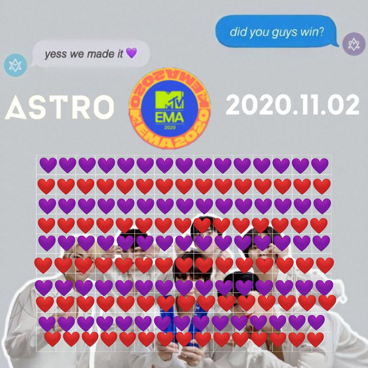 annytAroha1's tweet photo. @AstroUnitEsp @mtvema @offclASTRO Después subo el resto de las planillas #PARTEAM/#AROHA/#ASTRO_MTVEMA2020/#BestKoreanAct/#ASTRO | #아스트로 ] @offclASTRO] https://t.co/JoD4IP7q4r