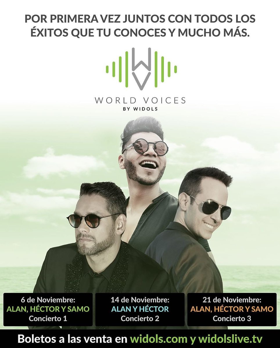maria241979's tweet photo. No te pierdas esta serie de conciertos inolvidables! @ALANMAGNETO @SAMOALLSTAR @OficialHector
 
Cantando por primera vez juntos desde un escenario mágico ✨ @hcocoyoc 
 
Boletos disponibles en 🎫🎫 https://t.co/YEsD5u7MxW y https://t.co/Dil7vJ6bHi https://t.co/tx11MeIIKo