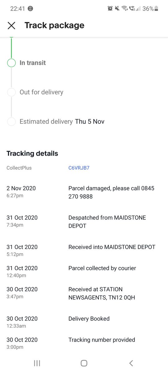 DanielTilson5's tweet photo. @CollectPlus not using you guys again. Was packed so tight, you would literally have to smash it against a brick wall or throw it off a house to damage it https://t.co/YuLlDrkzFV