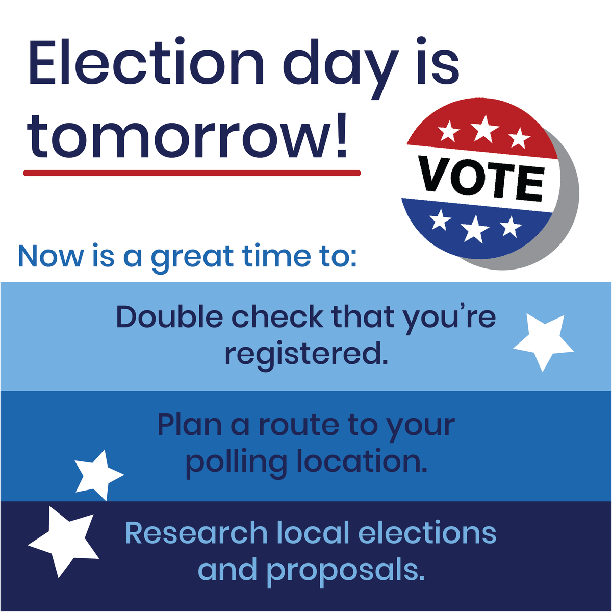 thepotato_tv's tweet photo. All votes matter! if you haven’t voted yet, tomorrow is the day! #vote2020 #govote https://t.co/OXwJNgYEat