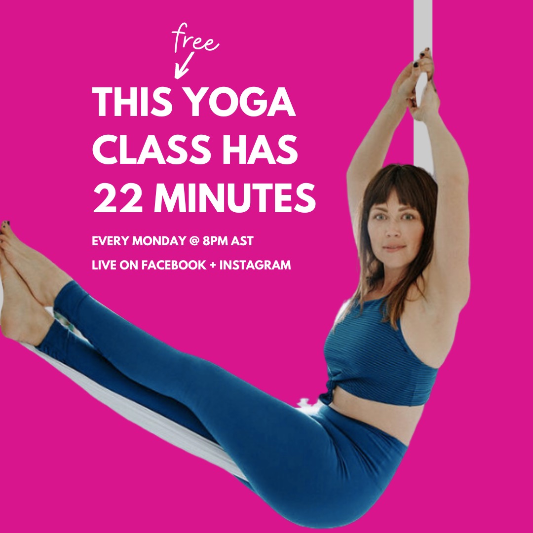 I’ll be teaching yoga over at Estelle Thomson Art &amp; Yoga Facebook every Monday Nights at 8 pm AST until the end of 2020 because I aim to breathe my way consciously until 2021! XXX SEE YOU IN A FEW!!! xxx