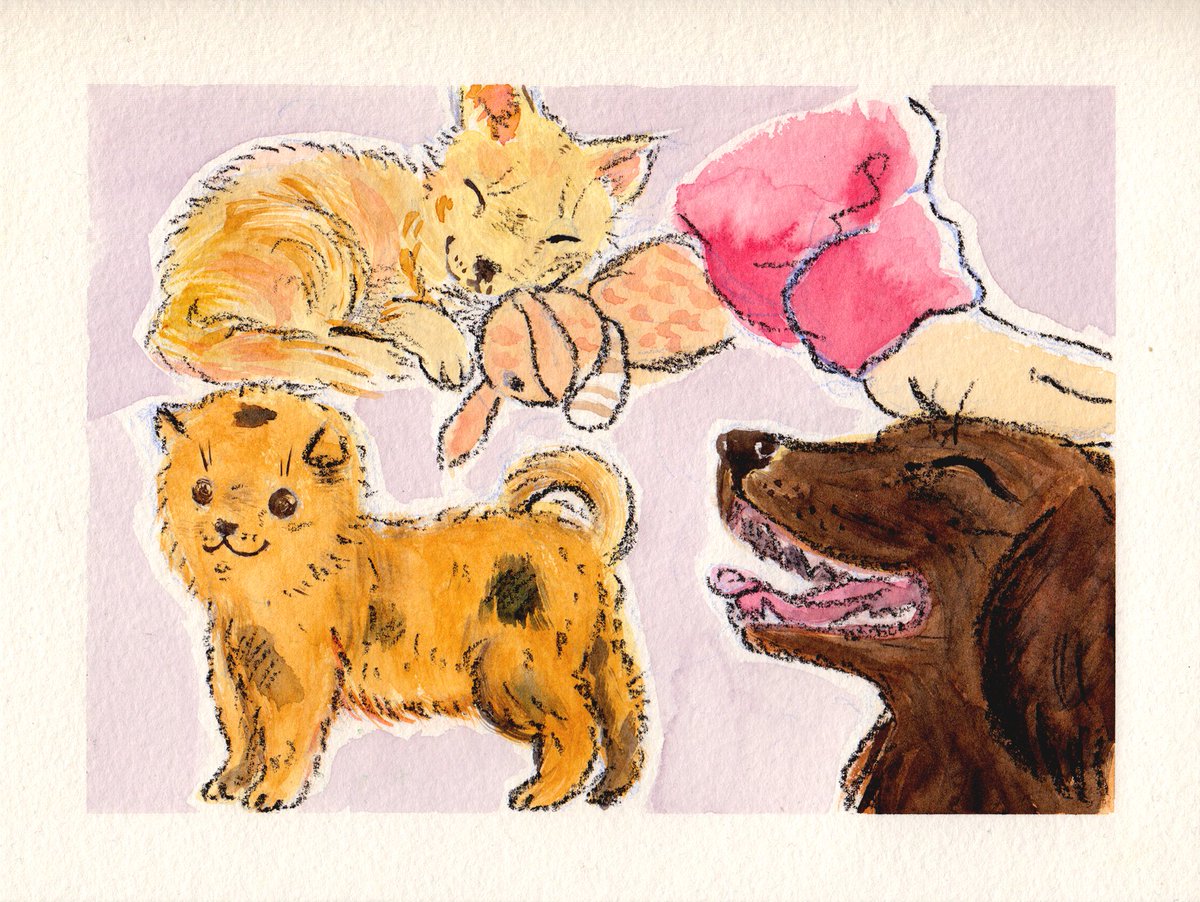 Sofia Real Good Boys And Girls Dog Dogs Puppy Puppies Illustration Watercolor Watercolour 犬 子犬 イラスト 水彩 Sofia Real Good Boys And Girls Dog Dogs Puppy Puppies Illustration Watercolor Watercolour 犬 子犬 イラスト 水彩