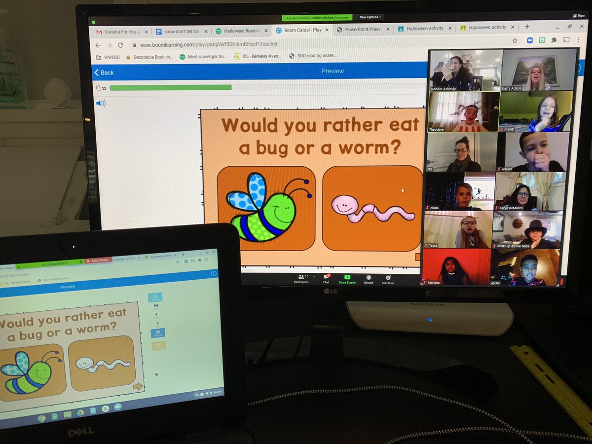 MrsAshinsky's tweet photo. @Mrsadkinsberk fourth graders and my third graders had some fun answering would you rather Halloween questions.  This was the “grossest” one by far.  What would you pick? https://t.co/ityqhQiUKU